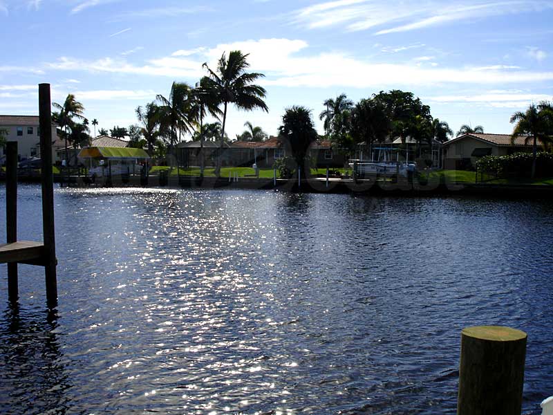 View Down the Canal From Beach Harbour